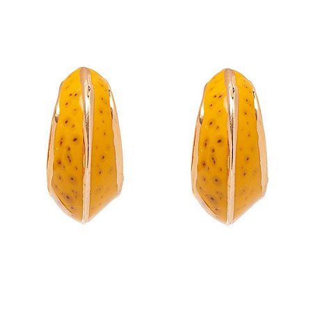 ARGOLA DEAUVILLE AMARELA COLEÇÃO MARIA BRAZ ROSANA BERNARDES