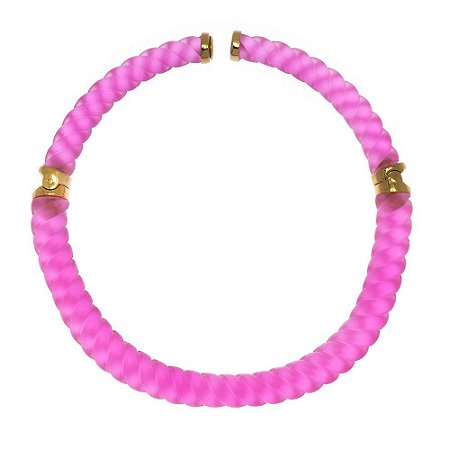 COLAR GARGANTILHA RESINA COSMOPOLITAN DRINK DOURADO NADIA GIMENES