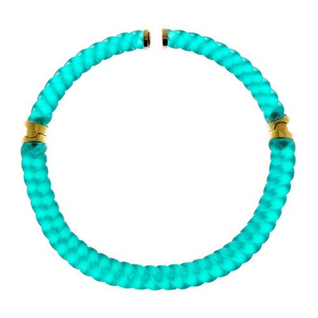 COLAR GARGANTILHA RESINA ELETRIC DRINK DOURADO NADIA GIMENES