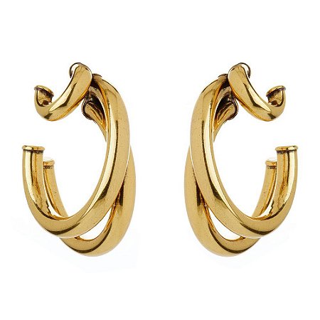 BRINCO DE PRESSÃO 3 ARGOLAS DOURADO NADIA GIMENES