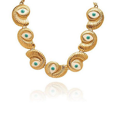 CHOKER OLHO GREGO ESPIRAL GIO BERNARDES