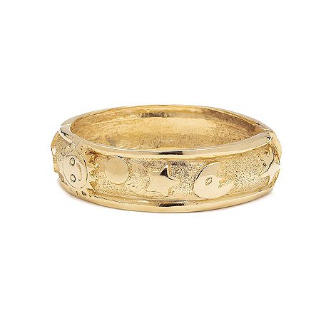 PULSEIRA FINA ESTRELA SOL LUA DOURADA ROSANA BERNARDES