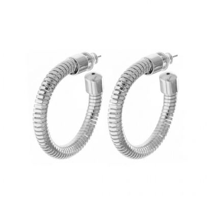 ARGOLA MOLA MÉDIA PRATA COLEÇÃO DNA ESSENTIAL JULIANA MANZINI