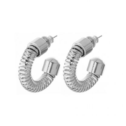 ARGOLA MOLA PEQUENA PRATA COLEÇÃO DNA ESSENTIAL JULIANA MANZINI