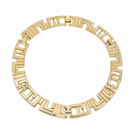 COLAR LABYRINTH OURO COLEÇÃO CHRIS PITANGUY CRISTINA SABATINI