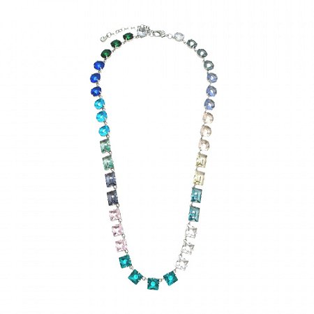 COLAR LONGO CAIXINHAS VARIADAS PEDRAS COLORIDAS LAPIDADAS JULIANA MANZINI