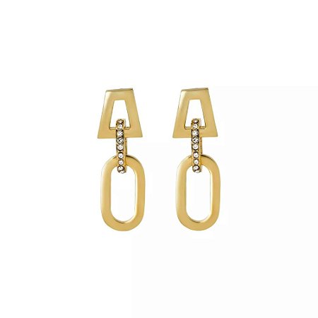 BRINCO LUX LINKS DOURADO COLEÇÃO GLAM CRISTINA SABATINI