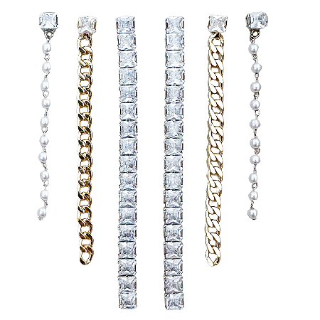 BRINCO TRIO LONGUINHOS COLEÇÃO MINIMAL DAY BY DAY BIA MORAIS