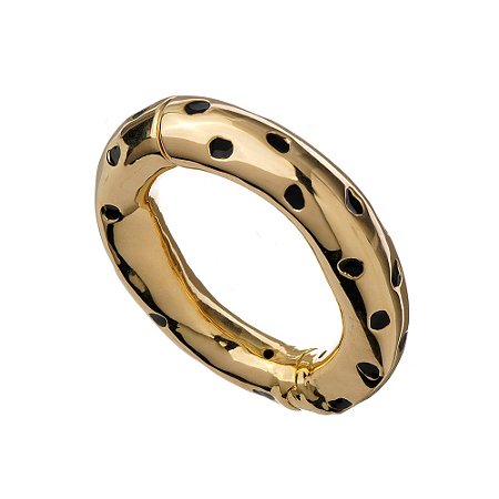 PULSEIRA MOLA SMALL SPOT METAL DOURADO COLEÇÃO FELINA NÁDIA GIMENES