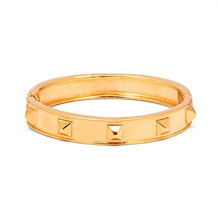 PULSEIRA FINA SPIKE DOURADA COLEÇÃO SPIKES ROSANA BERNARDES