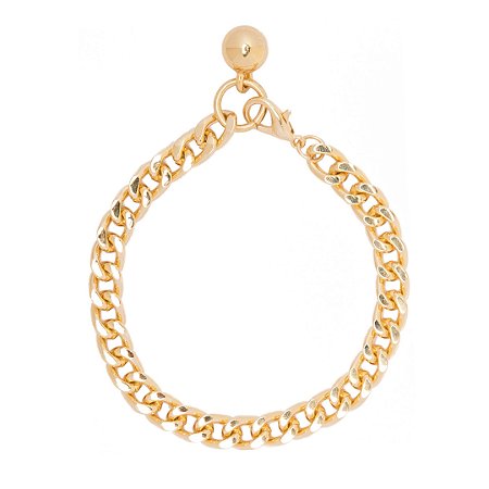 TORNOZELEIRA LA PLANCHE DOURADA COLEÇÃO MARIA BRAZ PARA ROSANA BERNARDES