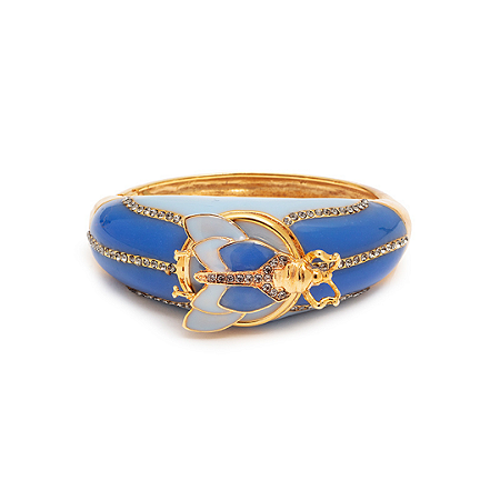 PULSEIRA ESCARAVELHO BICOLOR AZUL ROSANA BERNARDES