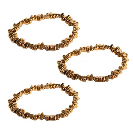 KIT PULSEIRA HEMATITA DOURADA COLEÇÃO MIX AND MATCH JULIANA MANZINI