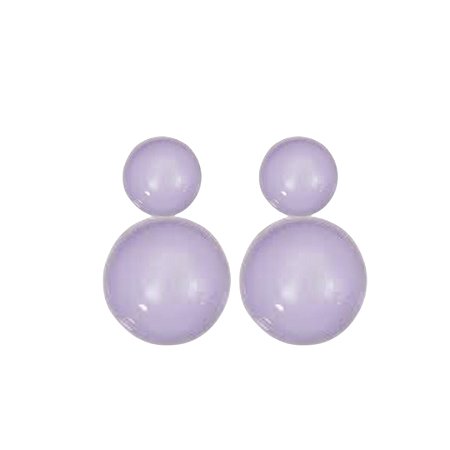 BRINCO BOLA DUPLO LOLLY LILÁS  ROSANA BERNARDES
