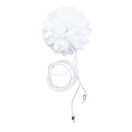 CHOKER FLOR TECIDO BRANCA COM PONTEIRA COLEÇÃO WESTERN LOVE BIA MORAES