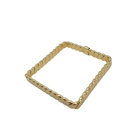 PULSEIRA QUADRADA DOURADA ROSANA BERNARDES