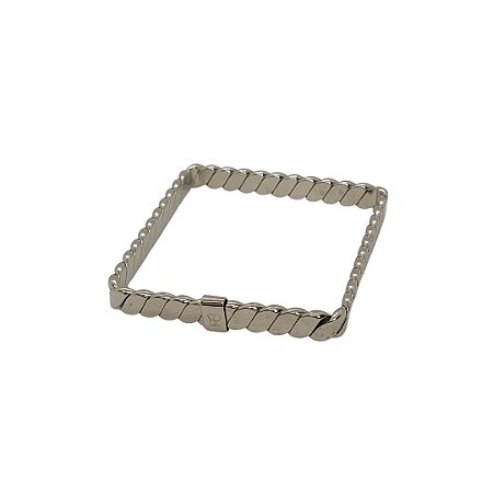 PULSEIRA QUADRADA PRATEADA ROSANA BERNARDES