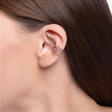 PIERCING LINHAS LISAS RÓDIO BRANCO