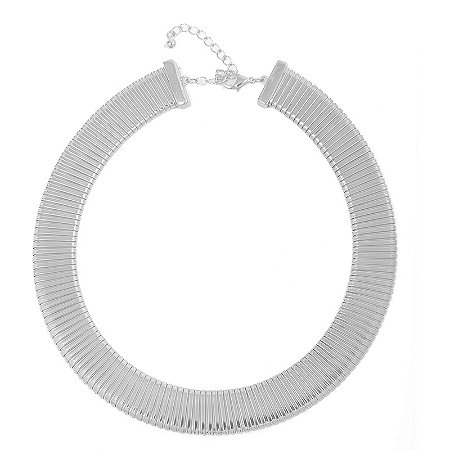 CHOKER MOLA MÉDIA PRATEADA ROSANA BERNARDES