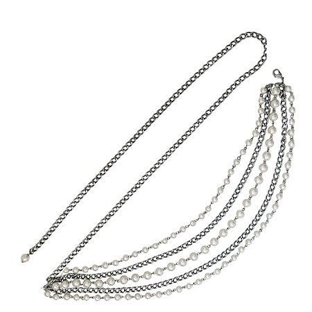 COLAR CINTO PÉROLAS E ELOS