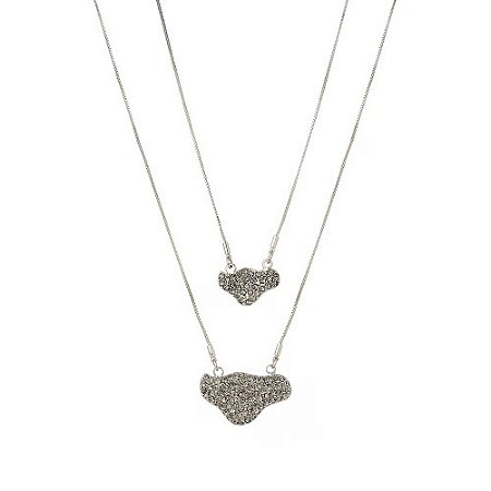 ESCAPULÁRIO LUMIÈRE ROSETTE PR/BLACK DIAMOND