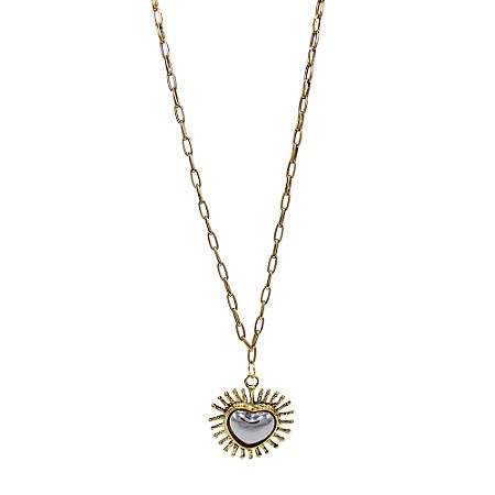 COLAR LONGO TAXCO CORAÇÃO ROSANA BERNARDES