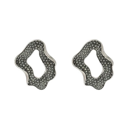 Brinco Maxi Plate Prata Boho Hector Albertazzi