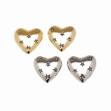 BRINCO CORAÇÃO PRATA ROSANA BERNARDES