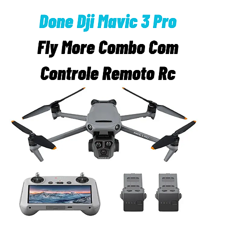 Drone Dji Mini 3 Pro Fly More Kit Plus (DJI RC) - Tecno Drones - A Mais  Completa Loja de Drones do Brasil