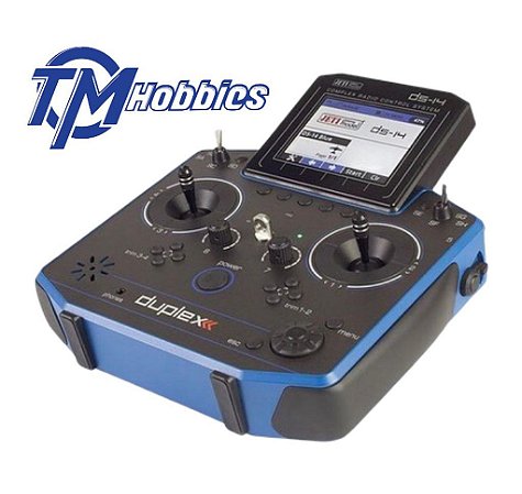 Rádio Jeti Duplex DS-14 G2 Blue 2.4GHz/900MHz w/Telemetry - PRONTA ENTREGA