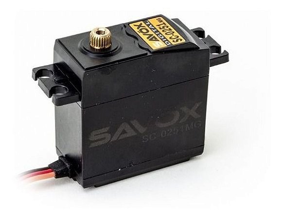 SERVO DIGITAL SAVOX SC-0251 MG (6VOLTS, 16Kg-cm, 0.18s)