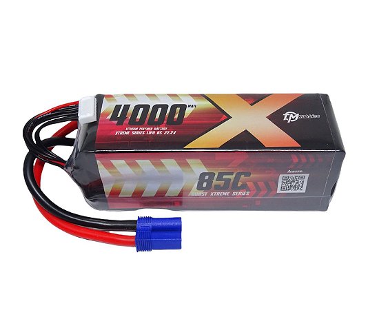 Bateria LiPo 4000mah 6S 22.2v 85C TM HOBBIES