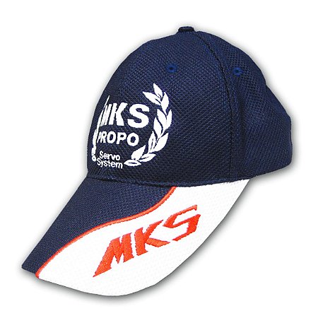 Boné MKS Aba Curva Azul / Branco