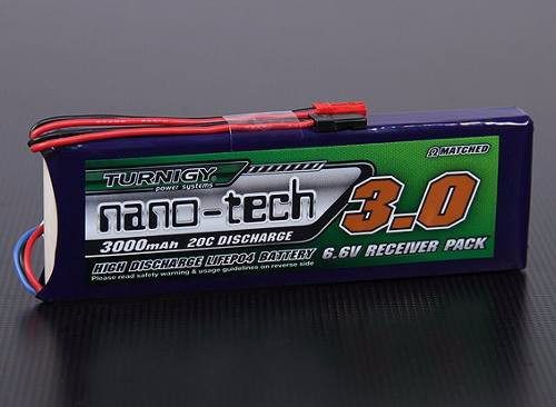 Bateria LiFe Nano-tech  3000mah 6,6v