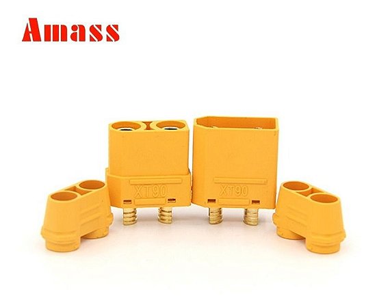 Conector XT90 - AMASS C/ Protetor De Solda