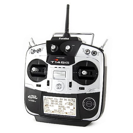 Radio Futaba 14SG 2.4GHz Fasstest Helicóptero