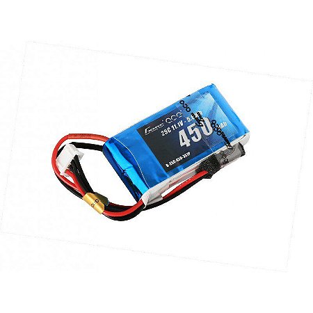 Bateria Lipo Gens Ace 3s 11.1v 450mah 25c Jst Aero Shock