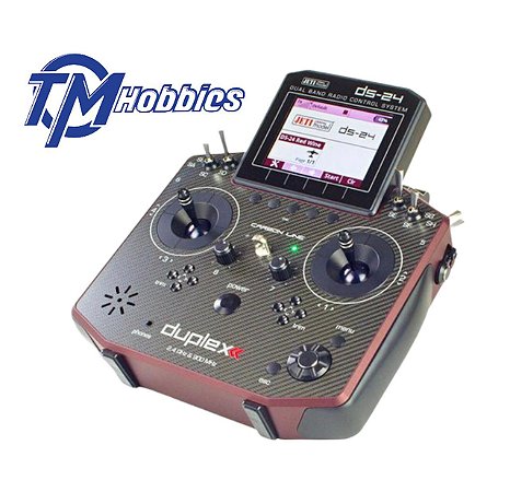 Radio Jeti Duplex DS-24 Red Wine  2.4GHz/900MHz w/Telemetry - Consulte Prazo de Entrega