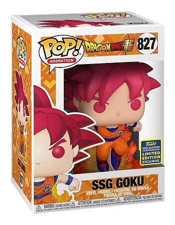 Funko Pop Dragon Ball Super SSG Goku 827 (Limited Edition)