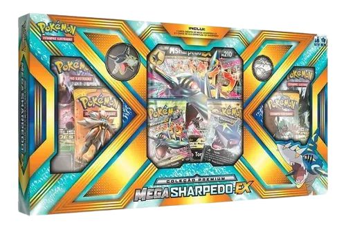 Box Pokémon Coleção Premium Mega Sharpedo EX