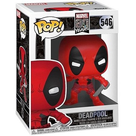 Funko Pop Marvel 80 Years Deadpool 546