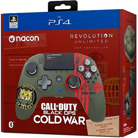 Controle Nacon Revolution Unlimited Call of Duty Cold War PS4/PC - Fenix GZ  - 15 anos no mercado!