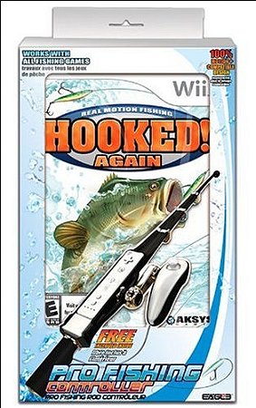 Hooked! Again + Pro Fishing Controller Wii - Fenix GZ - 17 anos no mercado!