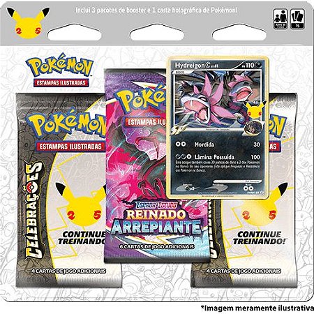 Triple Pack Pokémon Celebrações Hydreigon C