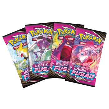 Booster Pokémon Espada e Escudo Golpe Fusão