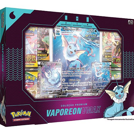 Box Coleçâo Premium - Vaporeon VMAX