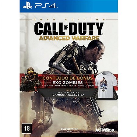 Jogo call of duty advanced warfare original xbox 360 físico em