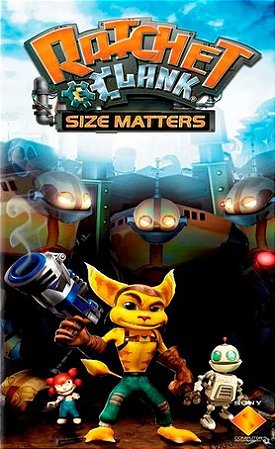 Ratchet E Clank: Size Matters - Psp (Greatest Hits) (Somente Disco