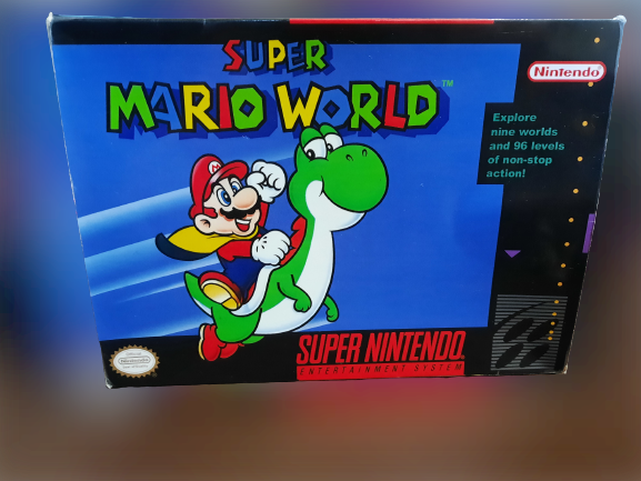 Super Mario World - Snes Original (usado) c/ Caixa e Manual