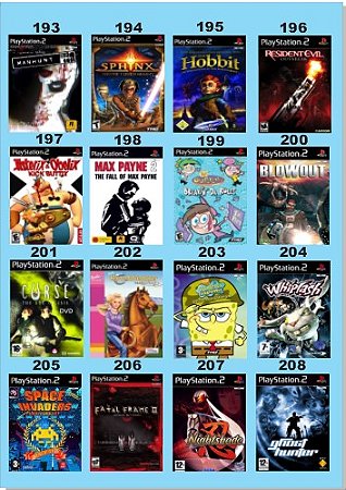 30 Jogos Ps2 A Sua Escolha Compatível C/ Ps2